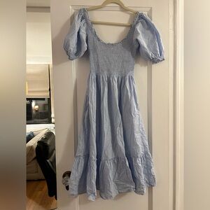 Hill House Blue and White Gingham Dress